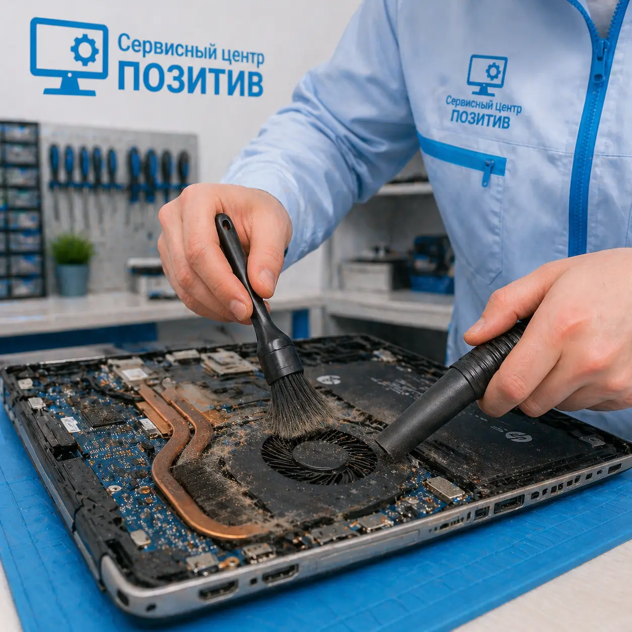 чистка ноутбука HP в Алабино