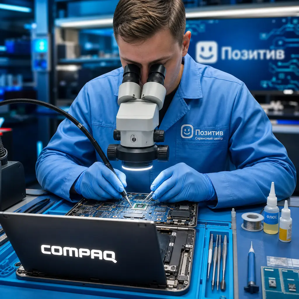 Замена видеокарты ноутбука Compaq в Алабино