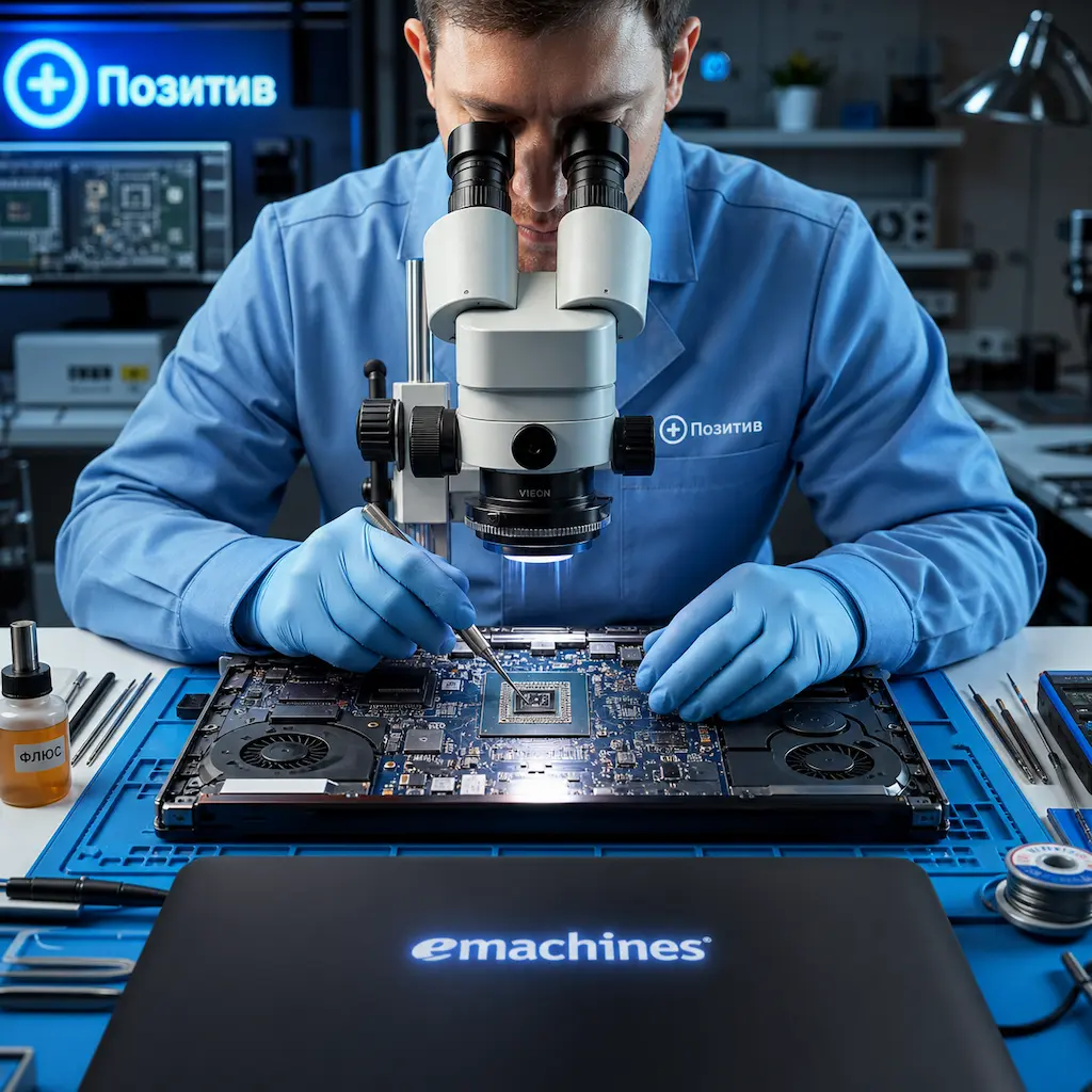 Замена видеокарты ноутбука Emachines в Алабино