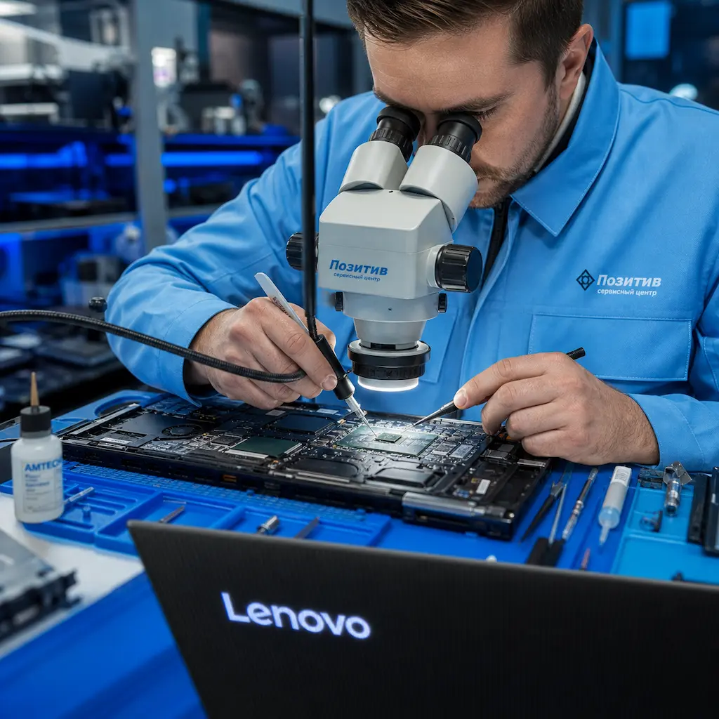 Замена видеокарты ноутбука Lenovo в Алабино