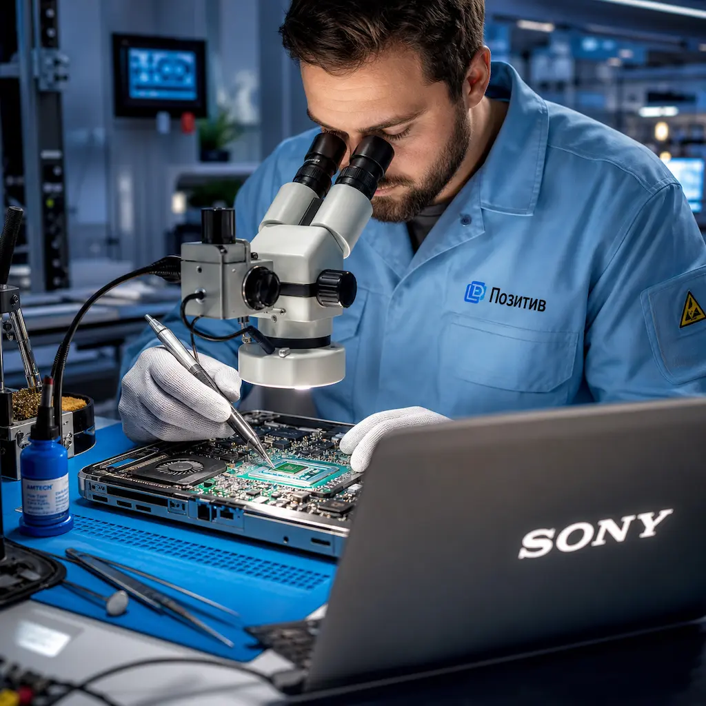Замена видеокарты ноутбука Sony в Алабино