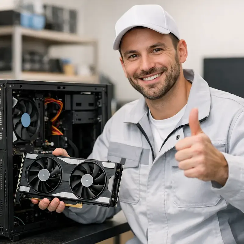 установка видеокарты на ПК в Алабино