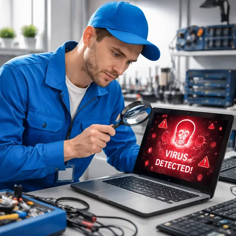 Поиск компьютерных вирусов в Алабино